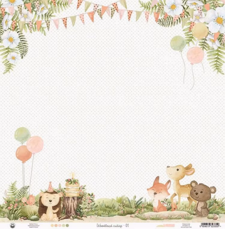 P13 - Woodland cuties 01 (30x30cm)