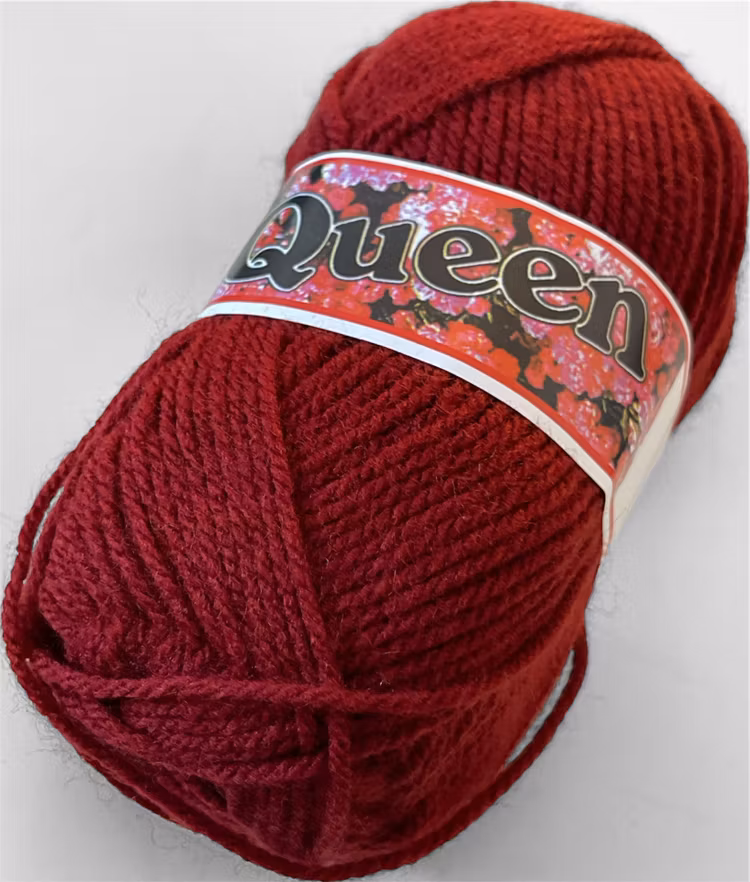 Queen, 50g/130m - 309 - Vinröd