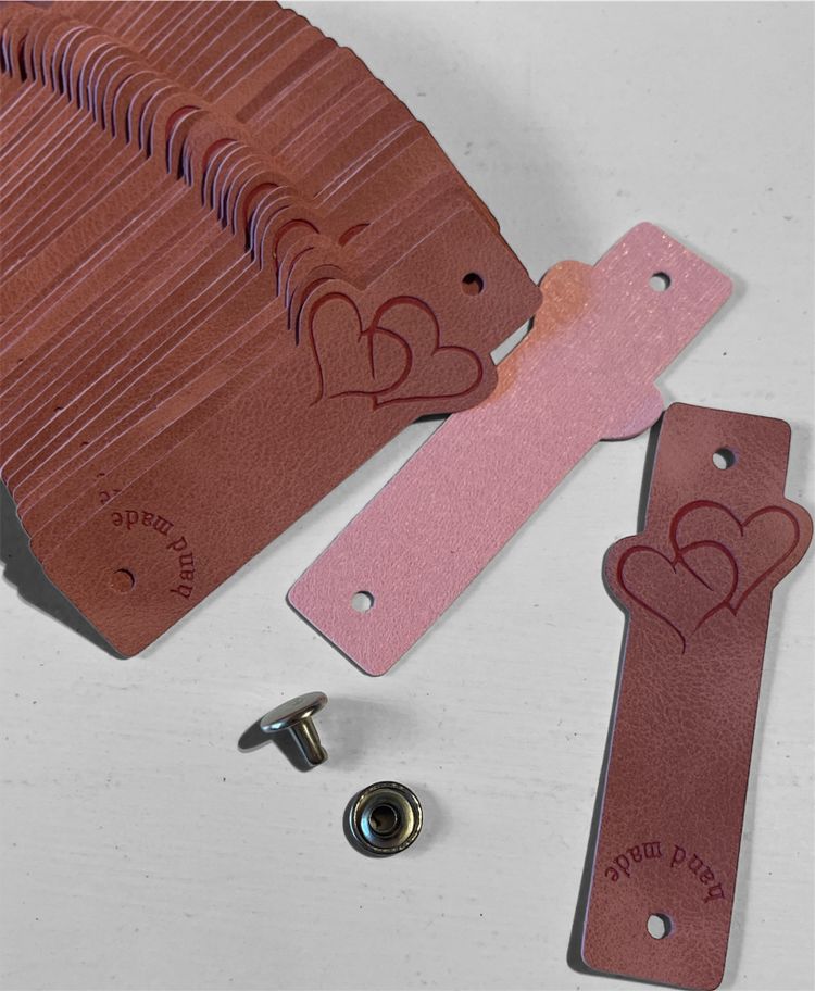 Handmade i fuskläder, Rosa - 10st