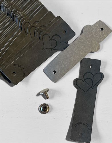 Handmade i fuskläder, Mörkgrå - 10st