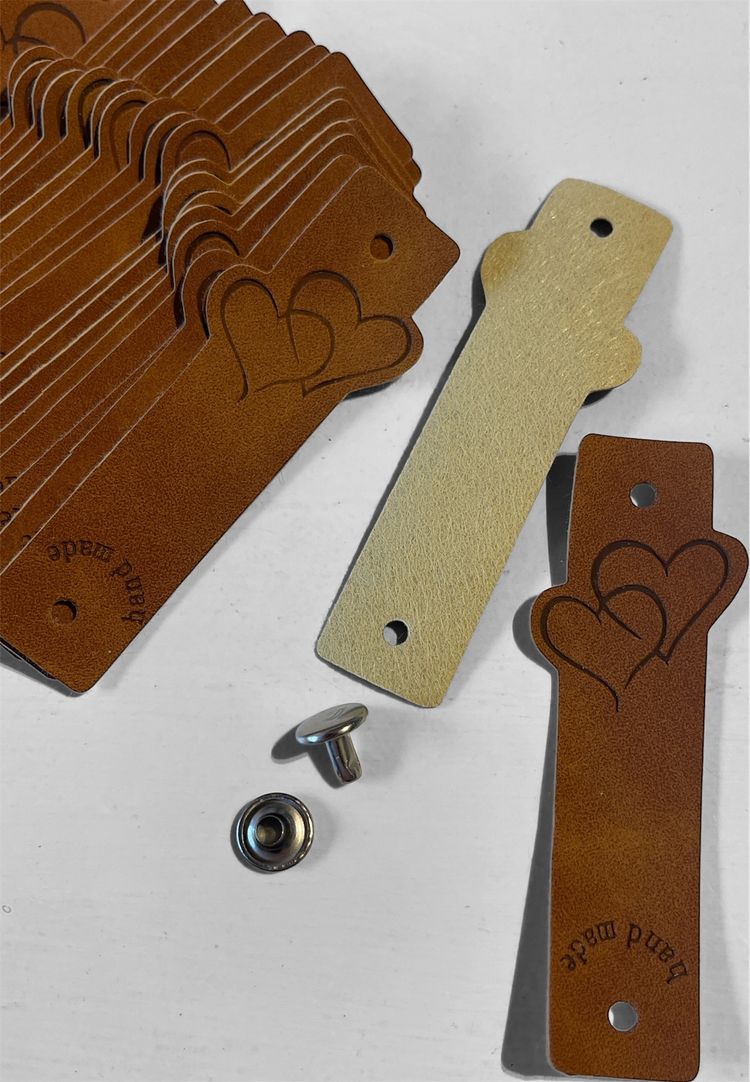 Handmade i fuskläder, Mörkbrun - 10st