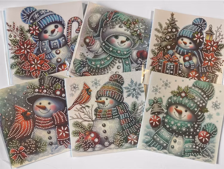 Julkort, nr 3 - 6pack