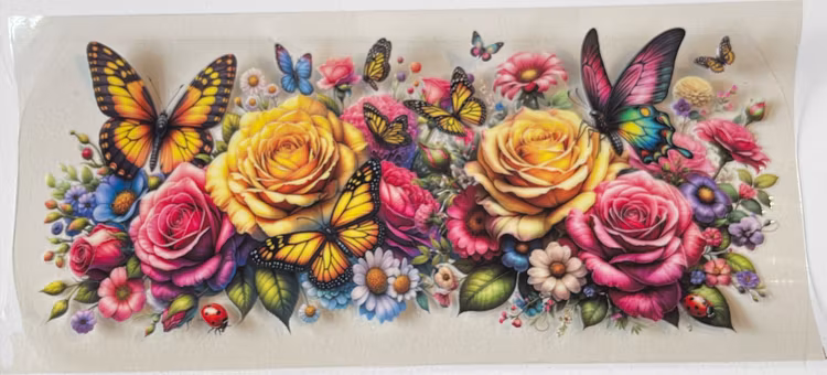 Klistermärken -  UV DTF - Fjärilar - Nr 13