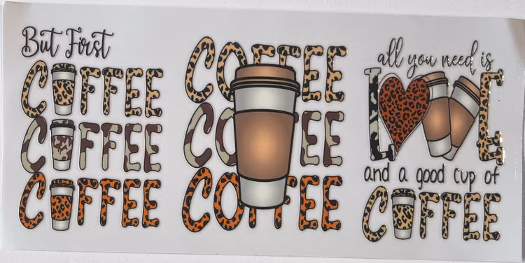 UV DTF - Kaffe - Nr 3