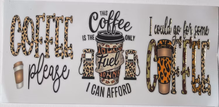UV DTF - Kaffe - Nr 4