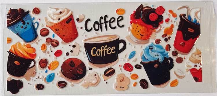UV DTF - Kaffe - Nr 8