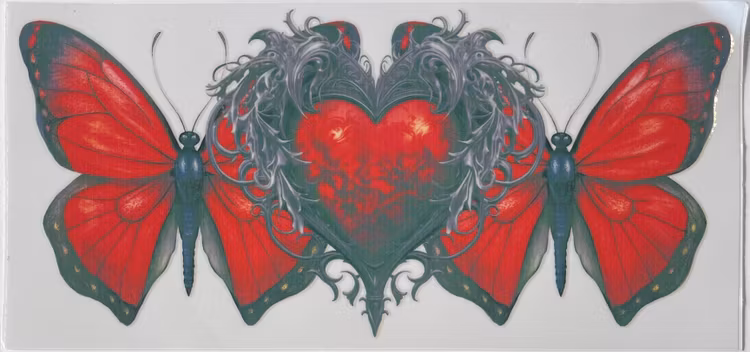 Klistermärken -  UV DTF - Love - Nr 4