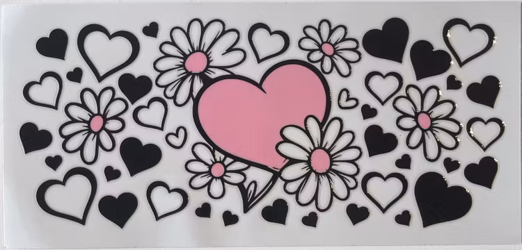 Klistermärken -  UV DTF - Love - Nr 9