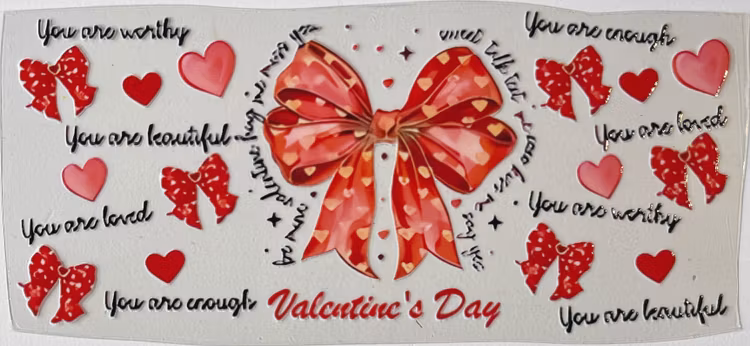 Klistermärken -  UV DTF - Love - Nr 15