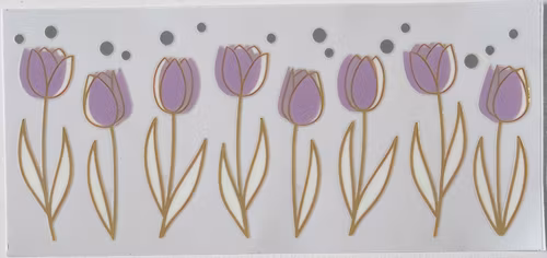 UV DTF - Blommor - Nr 1