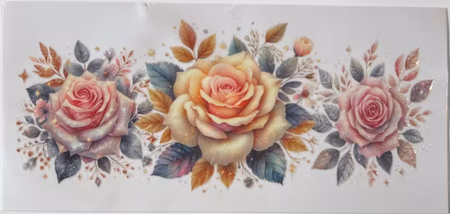 UV DTF - Blommor - Nr 6