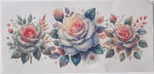 UV DTF - Blommor - Nr 7