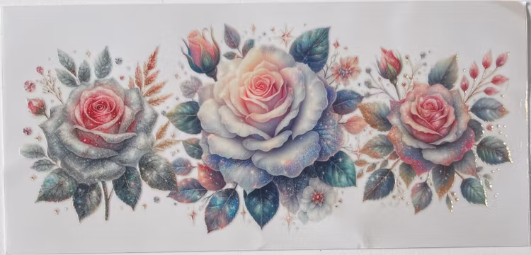 UV DTF - Blommor - Nr 7