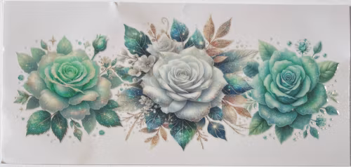 UV DTF - Blommor - Nr 8