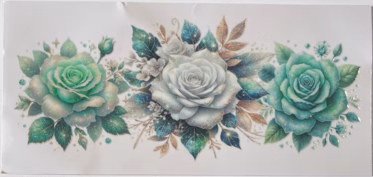 UV DTF - Blommor - Nr 8