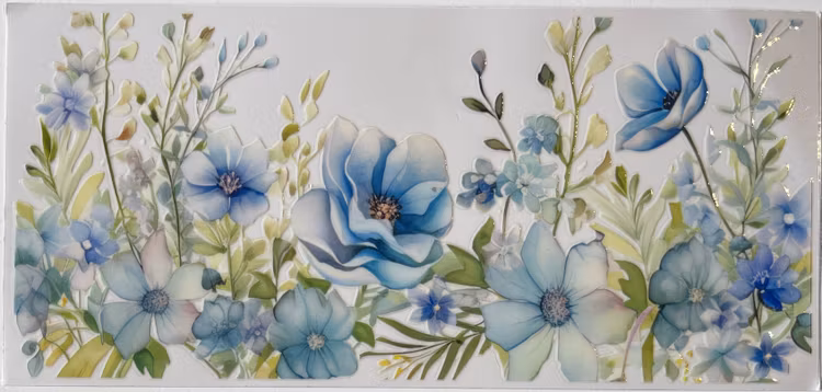 UV DTF - Blommor - Nr 13