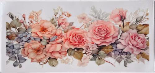 UV DTF - Blommor - Nr 15
