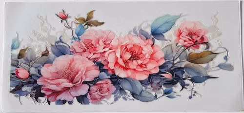 UV DTF - Blommor - Nr 17
