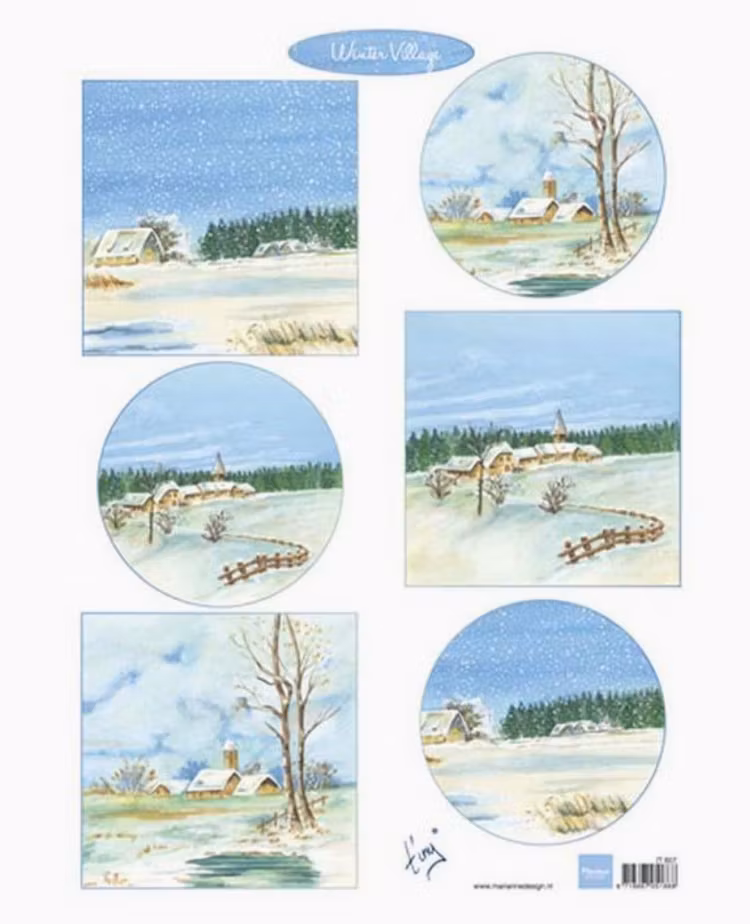 Marianne Design - Tiny's - IT607 - Winter village