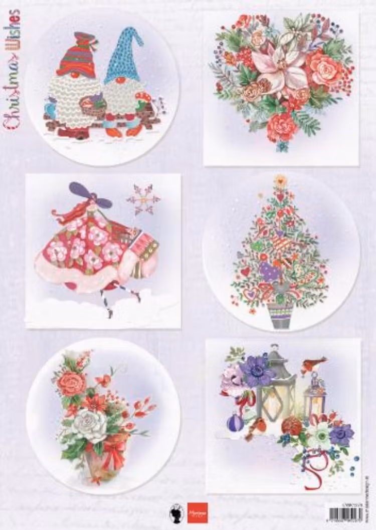 Marianne Design - Christmas Wishes - Gnomes - EWK1279