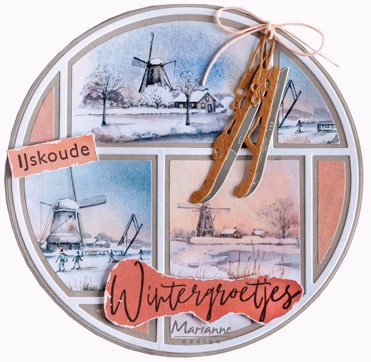 Marianne Design - Matties Mooiste - MB0187 - Windmills