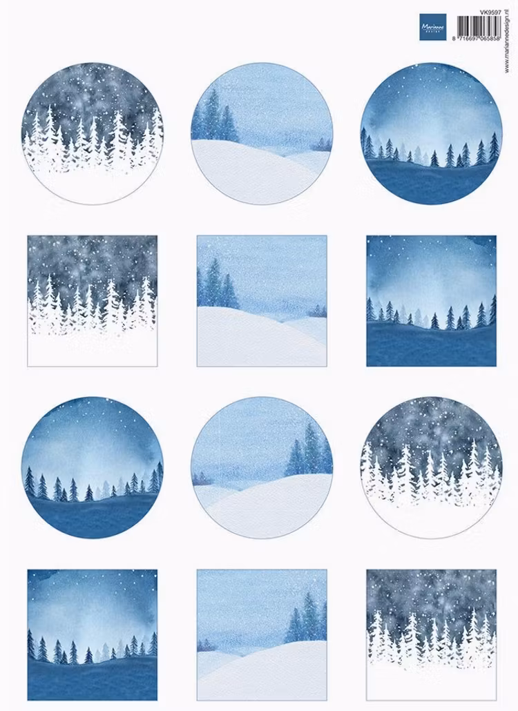 Marianne Design - VK9597 - Winter landscapes mini´s