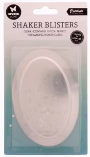 Shaker blisters, oval - 10pack