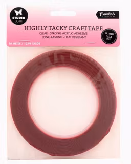 Studio light, highly tacky craft tape - 10m x 6mm