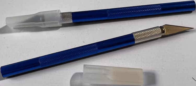 Hantverkskniv - Blå