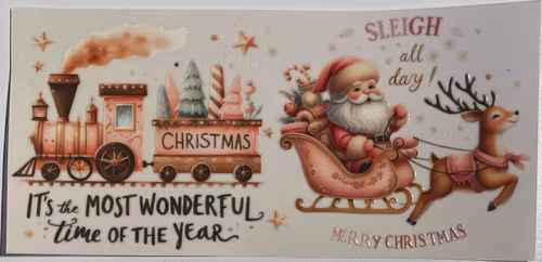 Klistermärken - UV DTF - Jul - Nr 2