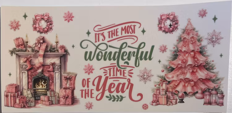 Klistermärken -  UV DTF - Jul - Nr 8