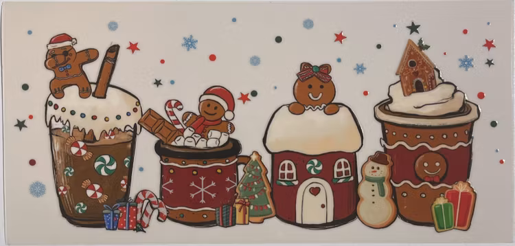 Klistermärken -  UV DTF - Jul - Nr 11