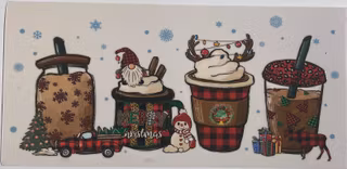 Klistermärken -  UV DTF - Jul - Nr 12