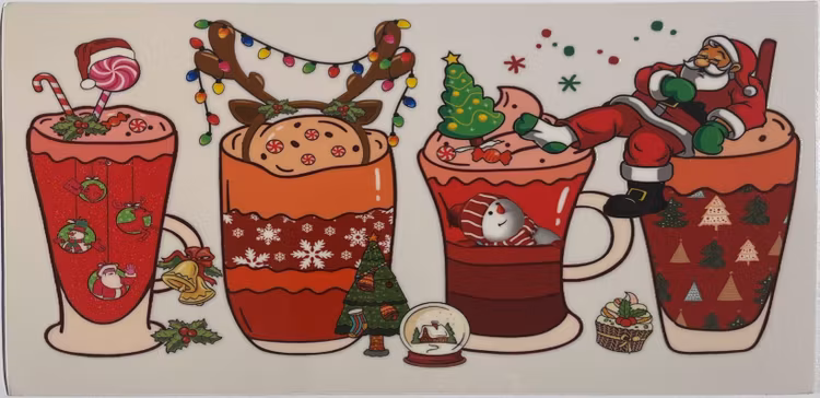 Klistermärken -  UV DTF - Jul - Nr 15