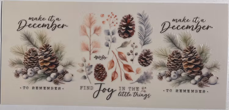 Klistermärken -  UV DTF - Jul - Nr 26