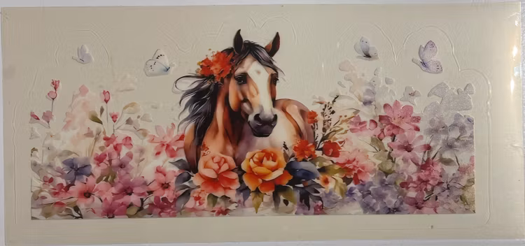 Klistermärken -  UV DTF - Hästar - Nr 2