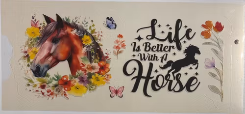 Klistermärken - UV DTF - Hästar - Nr 6