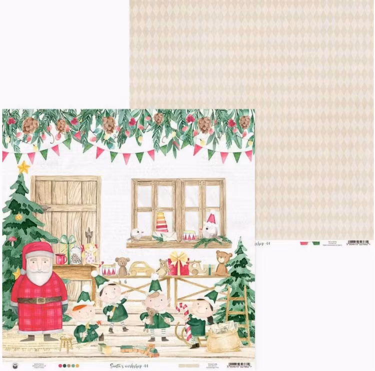 P13 - Santa´s workshop 01 (30x30cm)