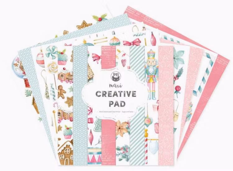 P13 Maxi Creative pad - Cosy winter - Sugar and spice (30x30cm)