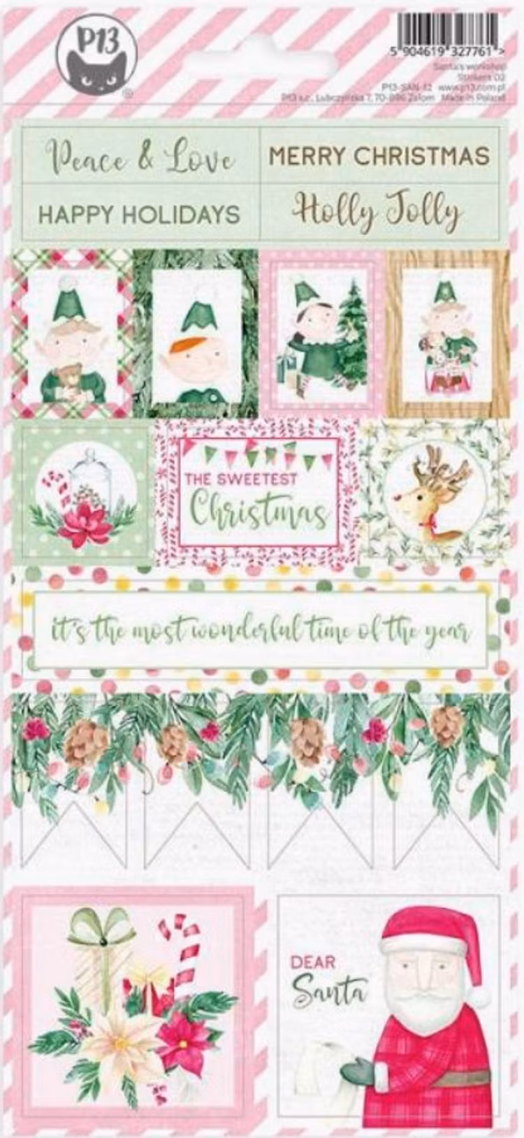 P13 Stickers - Santas workshop