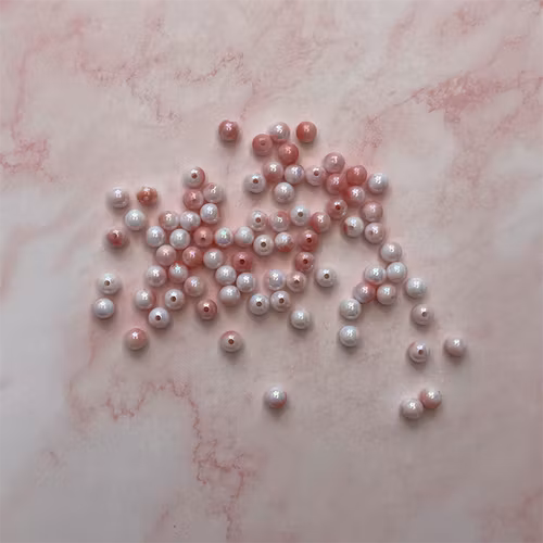 Gradient, 6mm, röd/vit - 50st