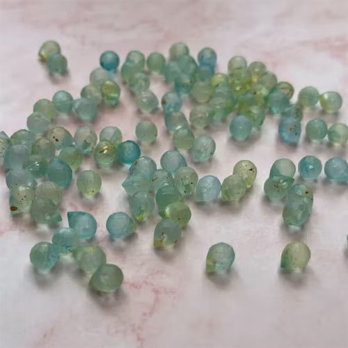 Droppformad, 6mm, grön - 50st