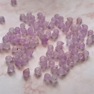 Droppformad, 6mm lila - 50st