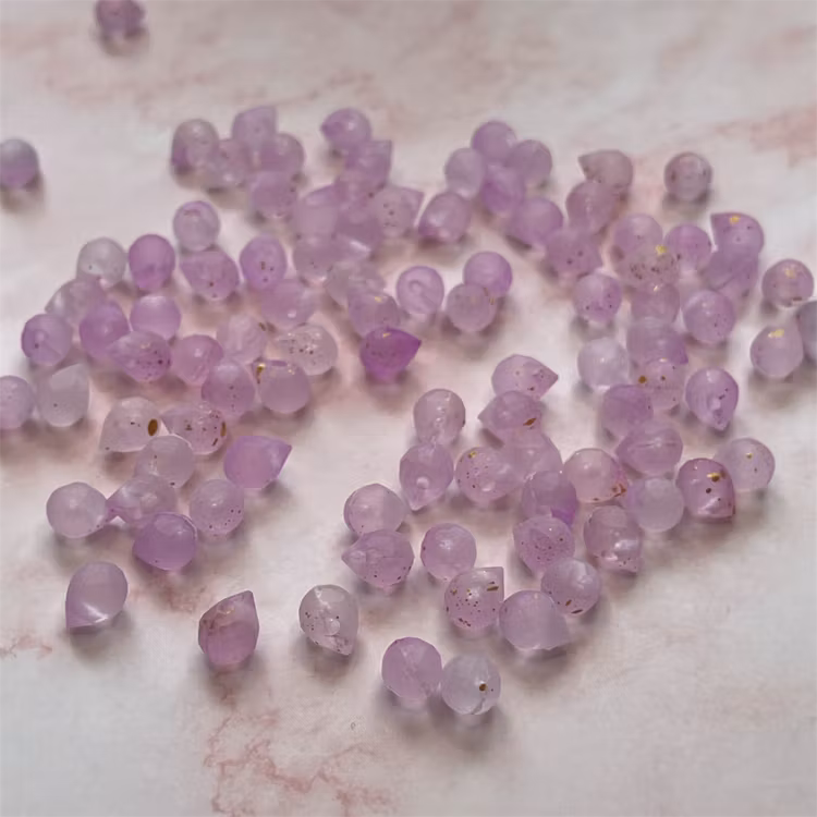 Droppformad, 6mm lila - 50st