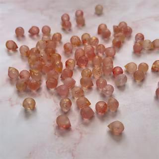 Droppformad, 6mm, röd - 50st