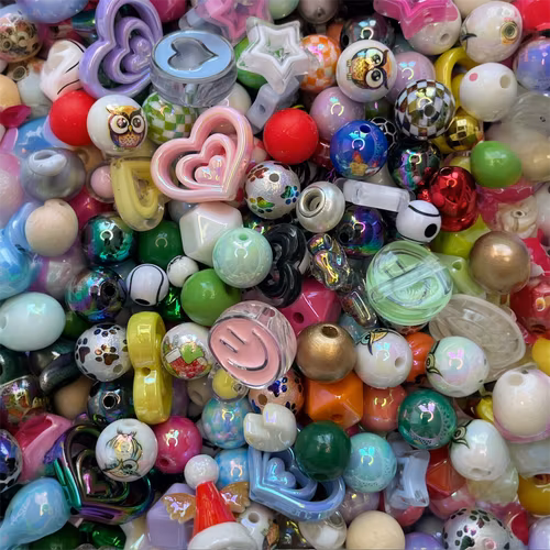 Freas pärlmix - Pärlor till pärlbara tillbehör - 10st