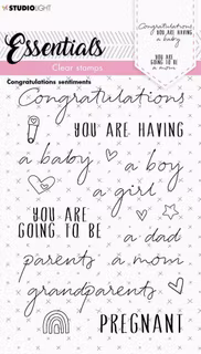 Studio light - Stamp 175 - Congratulations sendiments