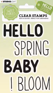 Studio light - Stamp 214 - Hello spring