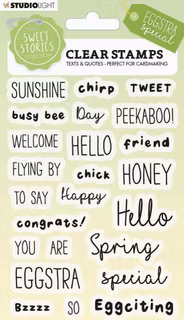 Studio light - Stamp 215 - Eggstra special