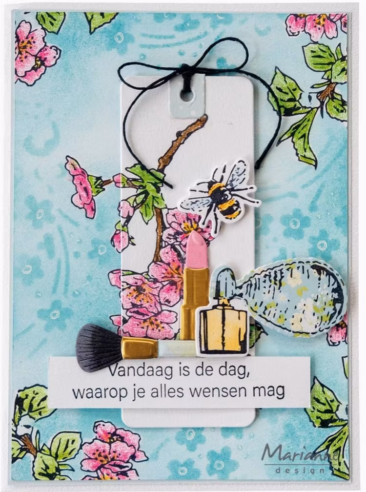Marianne Design - Klar stämpel & Die - Blossom
